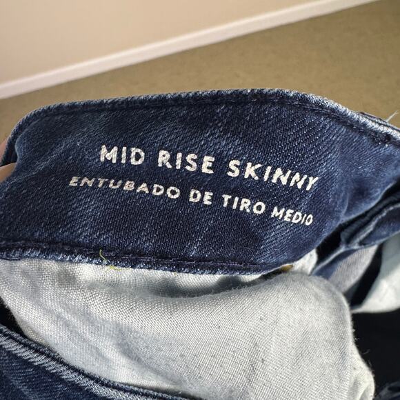 Universal Thread Mid Rise Skinny Denim Stretch Blue Jeans US Women's 29 - Picture 5 of 7